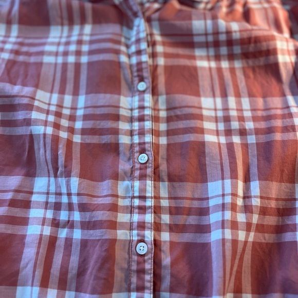 Kuhl short sleeve button up plaid shirt - Picture 9 of 14
